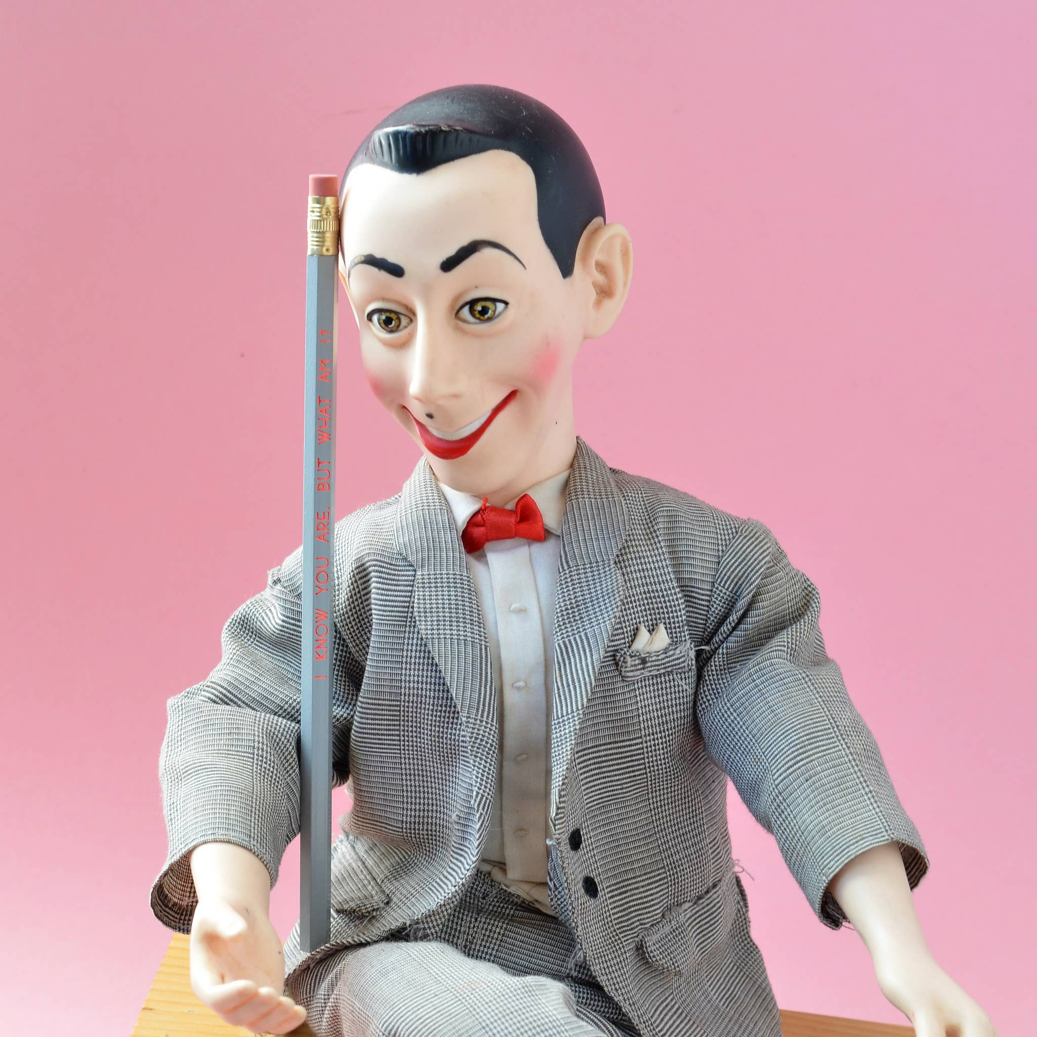 Tuff Girl Gang - Wholesale Pencil - Bootleg Pee-Wee Pencil--I KNOW YOU ARE, BUT WHAT AM I?1