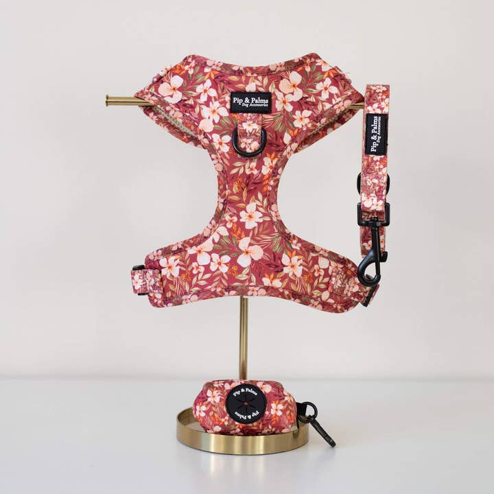 Pip and Palms - Wholesale Pet Harness - Dog - Dog Harness Fallen Flowers3