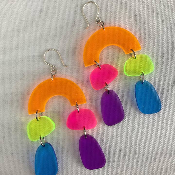 The Lost & Found - Wholesale Dangle Earrings - Arch Rival Earrings "Tortoise Shell"7