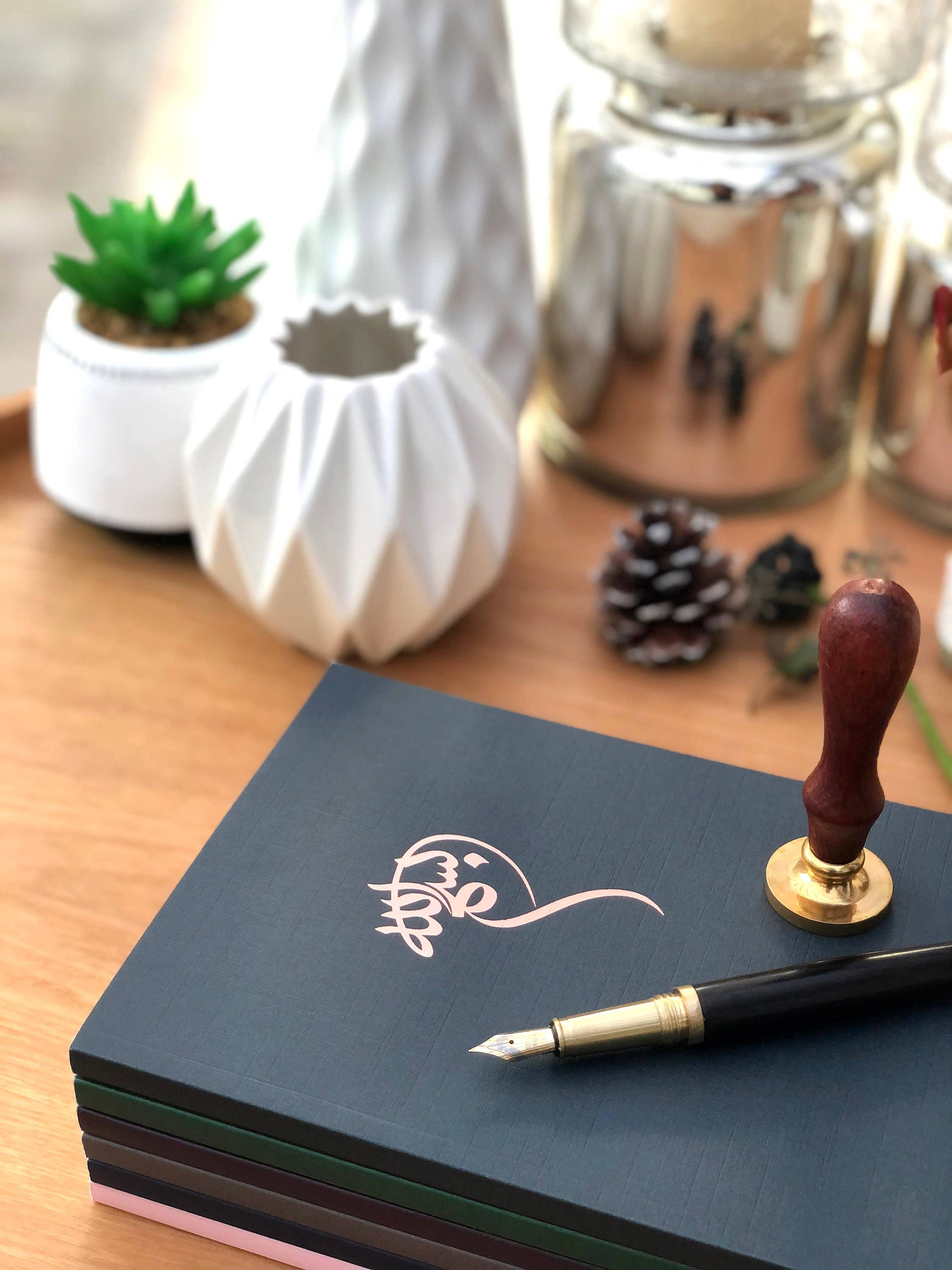 Islamic Moments – Caderno por atacado – Caderno Bismillah Luxury Gold Foil - A5 Planner Journal em1