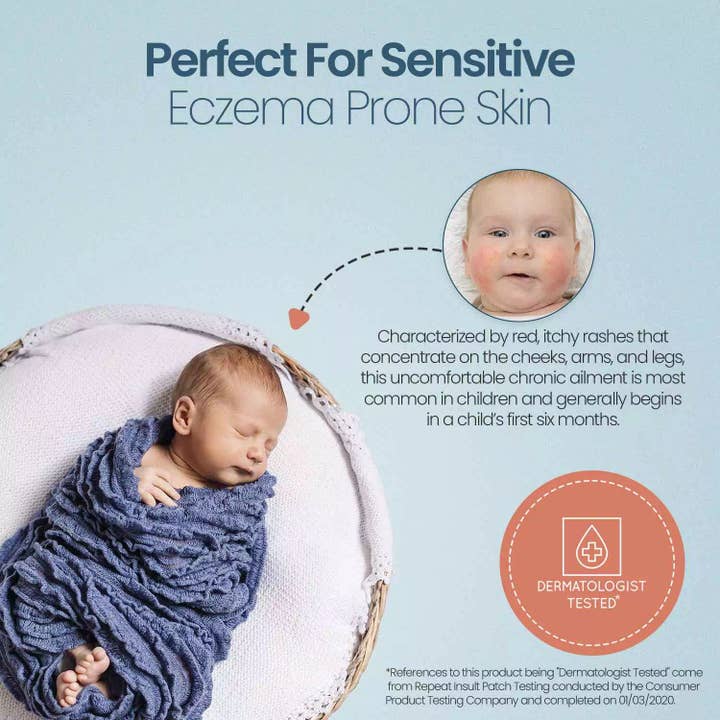 Happy Cappy - Wholesale Bath & Body Set - Baby - 3 Step Baby Skincare Routine Bundle to Manage Cradle Cap and Eczema (FREE Beanie Brush)12