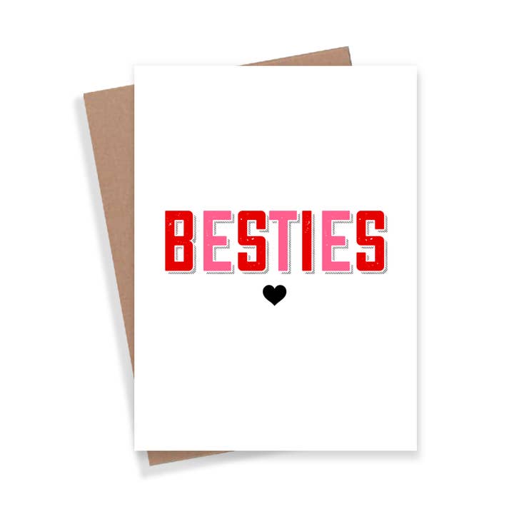Besties kaart voor wholesale door Expression Design Co