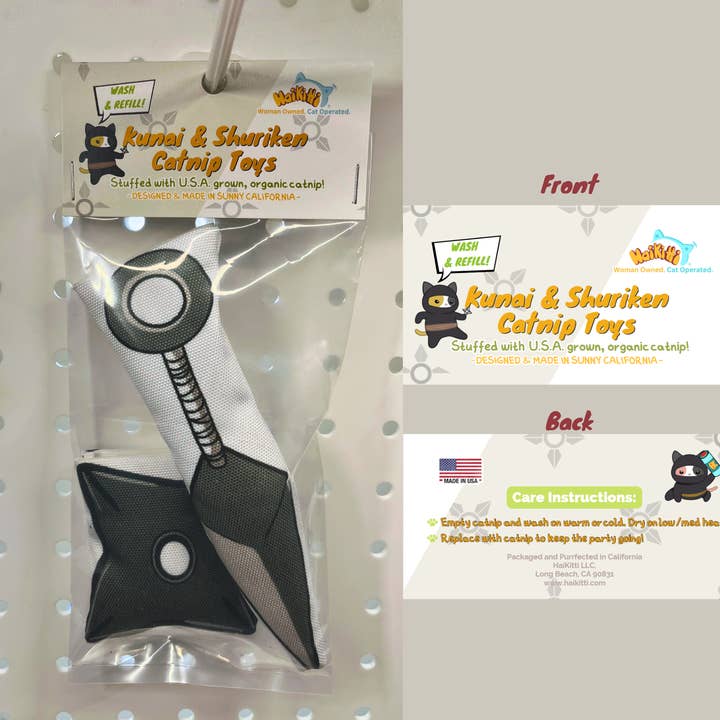 Refillable Catnip Ninja Starter Kit for wholesale by HaiKitti