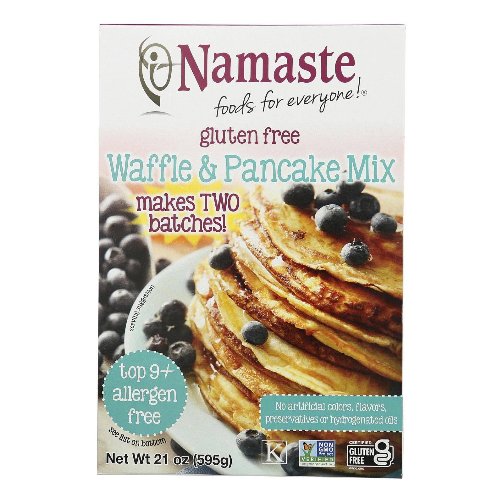 Everyday Supply Co - Wholesale Pancake Mix - Namaste Gluten Free Waffle & Pancake Mix, Case of 6, 21 oz0