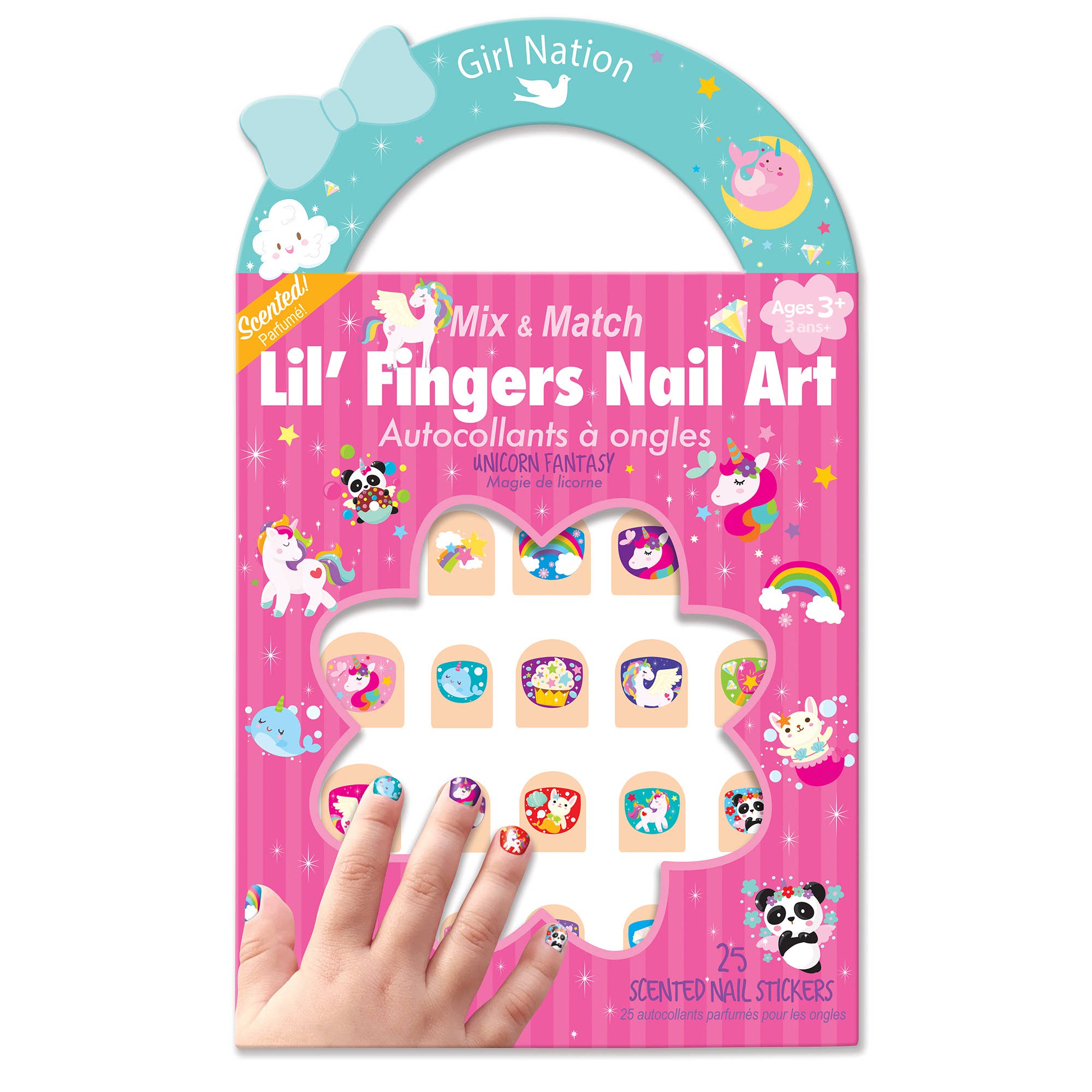 Girl Nation - Wholesale Nail Art/Decal - Lil' Fingers Nail Art Value Pack with Display5