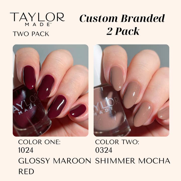 Taylor Made Polish - Vendita all'ingrosso Smalto per unghie - Smalto per unghie personalizzato: confezione da 2 a lunga tenuta + vegano + non tossico43