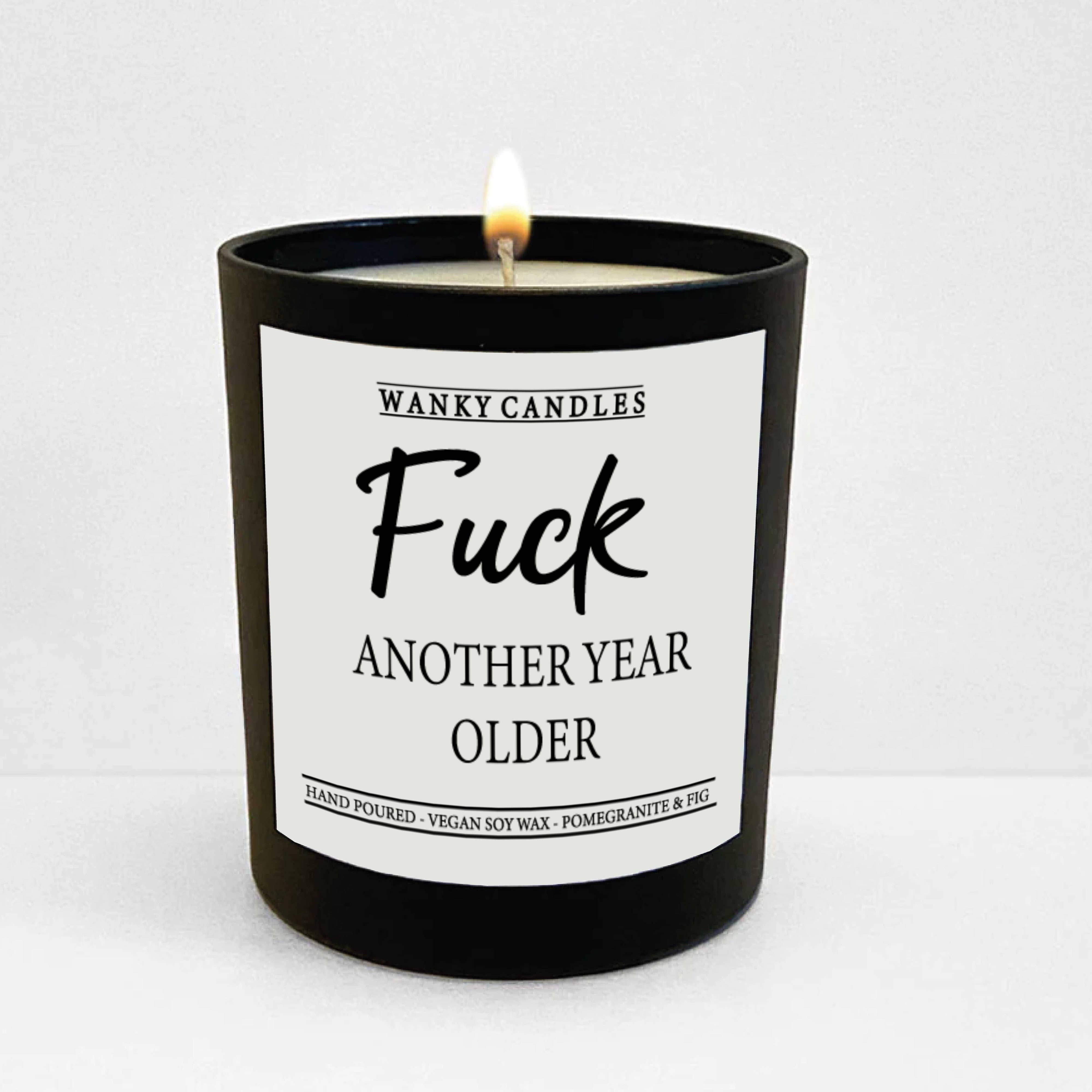 Cheeky Chops Cards & Wanky Candles – Engroshandel Glaslys – Wanky Candle - Sjovt Lys - Endnu Et År Ældre Krukkelys