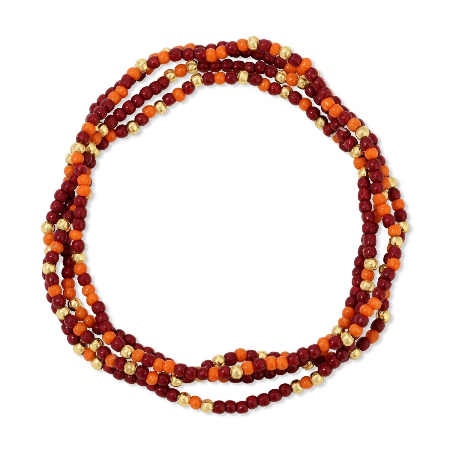 Splendid Iris - Wholesale Jewelry Set - Stretch Seed Bead GAME DAY Bracelets22