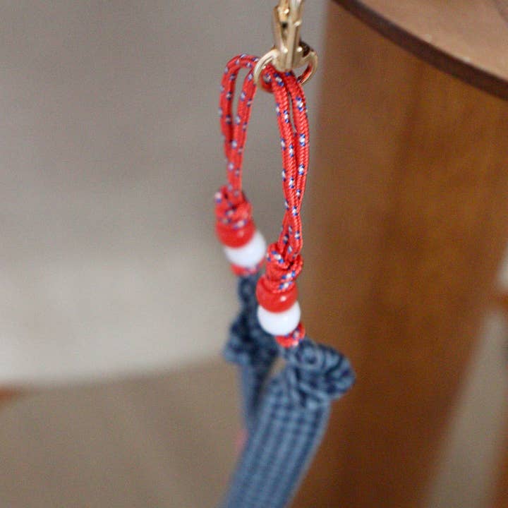 Maho - Wholesale Phonecase Strap - César Blue Seersucker8