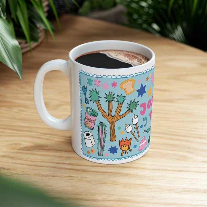LOLALA - Your California Happiness Market 💛 - Wholesale Coffee Mug - Joshua Tree - Coffee Mug (11oz, blue)