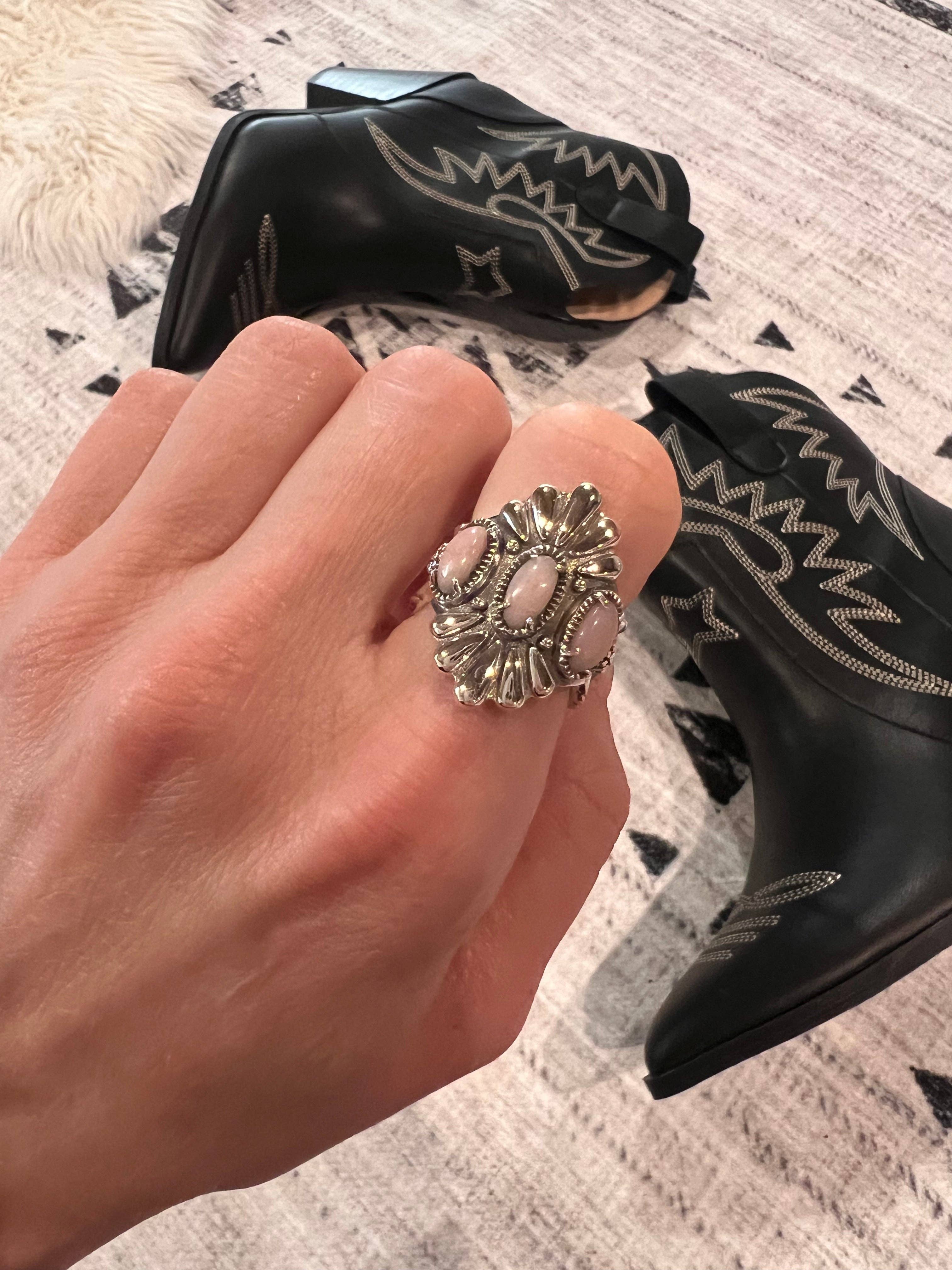 Krush Kandy - Wholesale Cocktail/Statement Ring - Free As The Wind Triple Stone Ring8