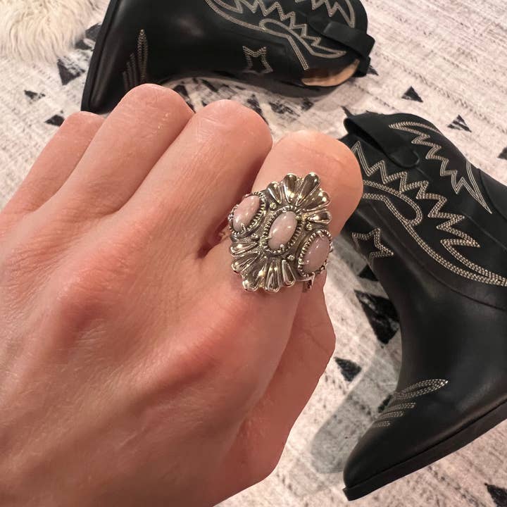 Krush Kandy - Wholesale Cocktail/Statement Ring - Free As The Wind Triple Stone Ring8