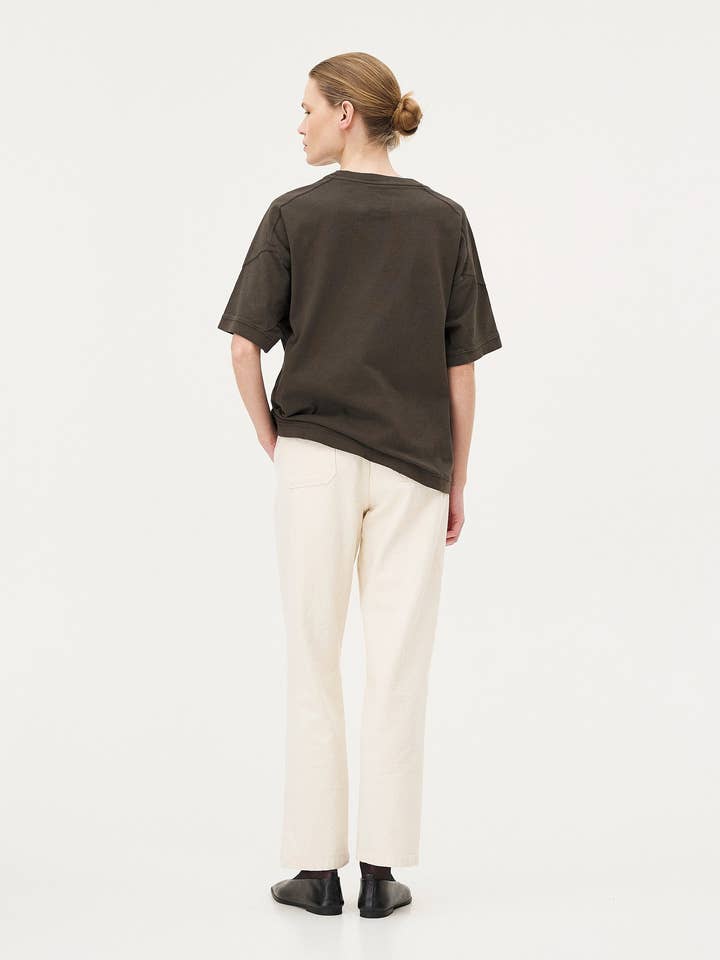 NOYOCO - Wholesale T-Shirt - Unisex - Unisex T-shirt Haria Khaki8