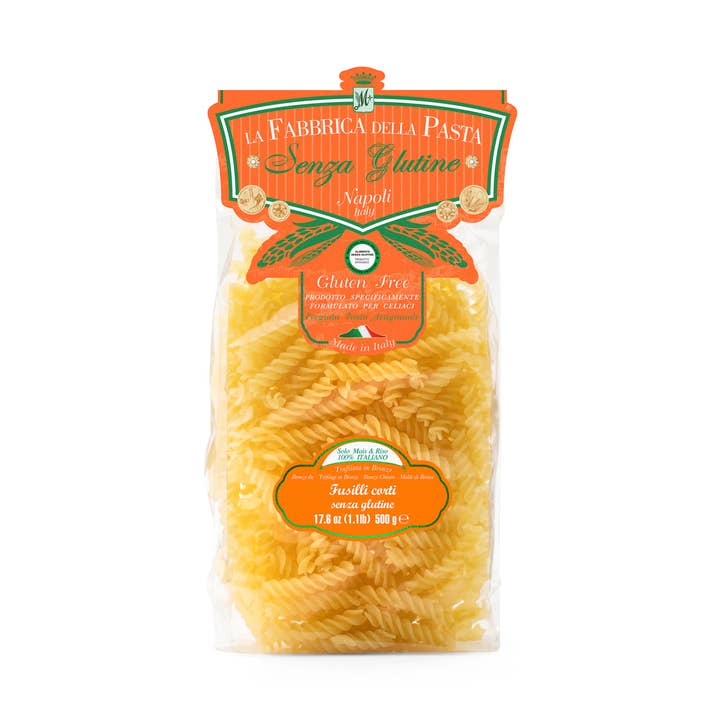 Zia Pia - Vente Pâtes - Fusilli Corti Sans Gluten par La Fabbrica della Pasta0