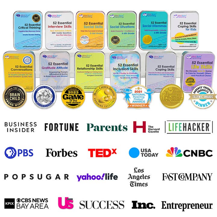 Mind Brain Emotion - Wholesale Card Game - 52 Essential Coping Skills7