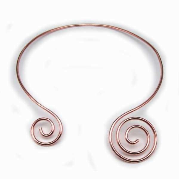 CL.SOL.4007 - Copper Collar for wholesale by HPSilver, LLC