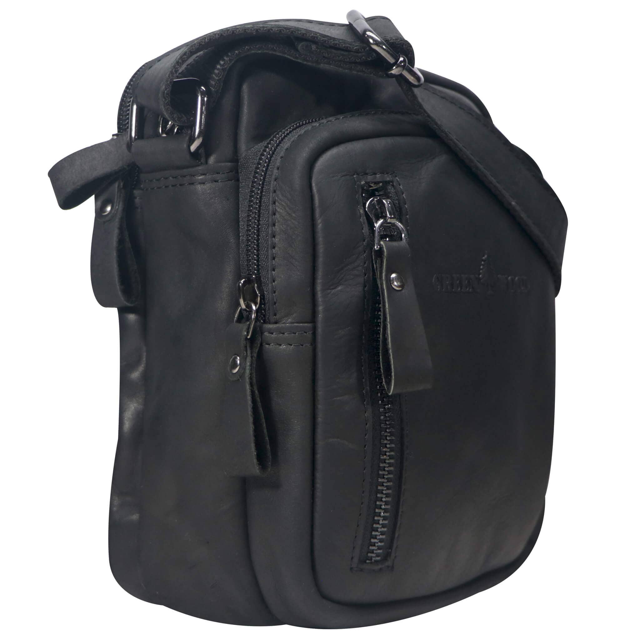 Greenwood – Engroshandel Crossbodytaske – unisex – Nili lille skuldertaske med flere rum Crossbody taske læder24