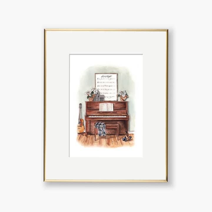 Home for the Holdiays - Stampa artistica ad acquerello per la vendita all'ingrosso da parte di Paper Betty