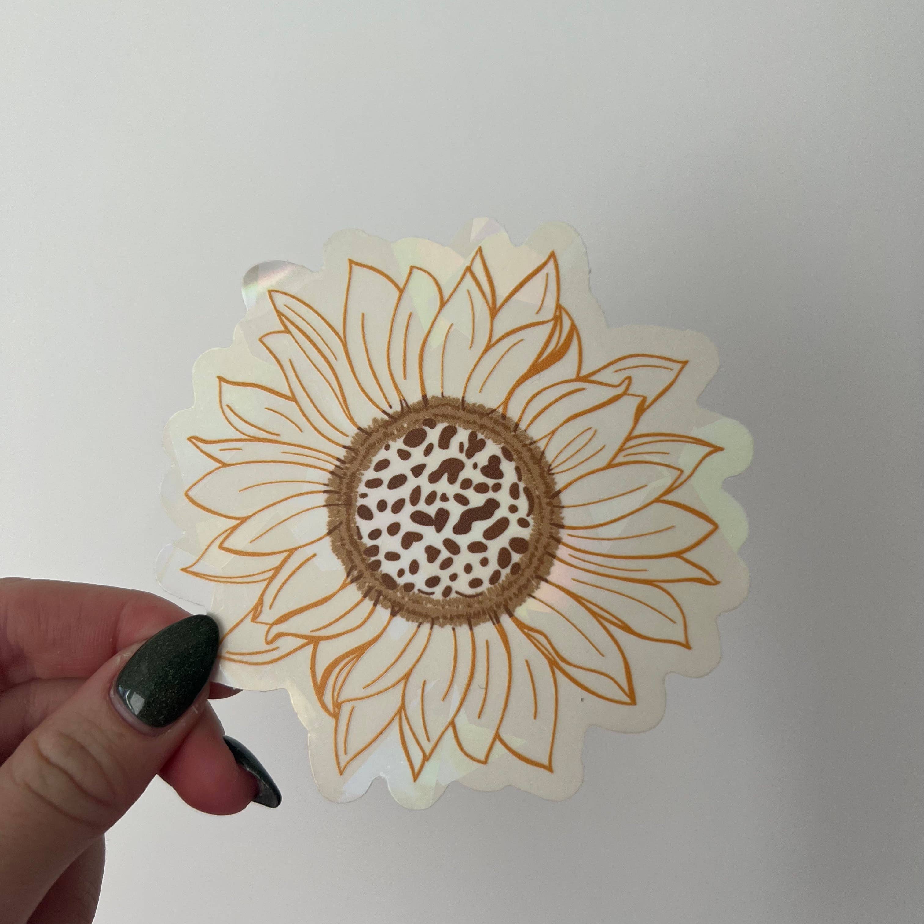 Maddie Green Designs - Wholesale Suncatcher - Sunflower Vinyl Suncatcher Decals3