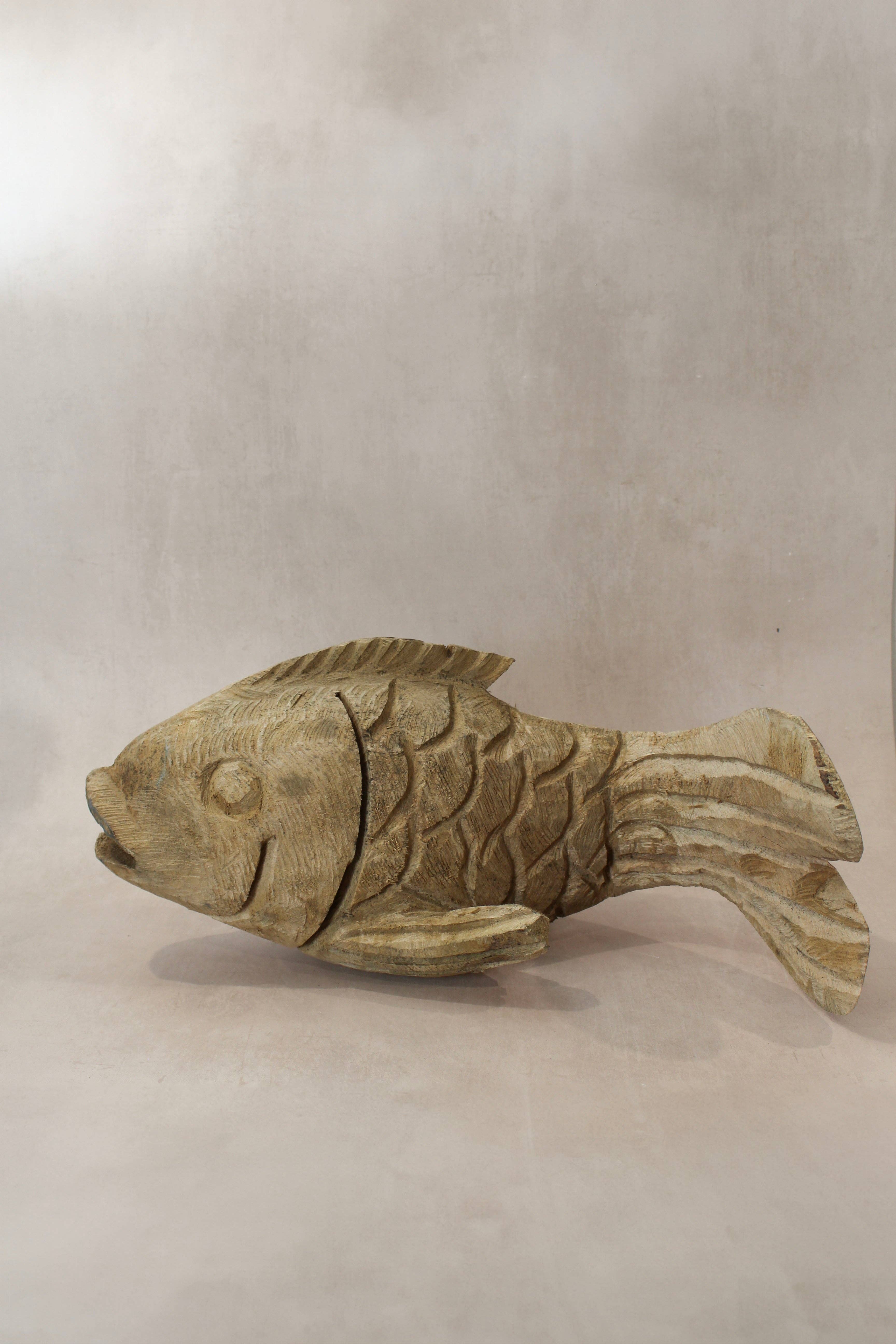 Botanical Boys – wholesale Sculpture – Carved Fish - WF31