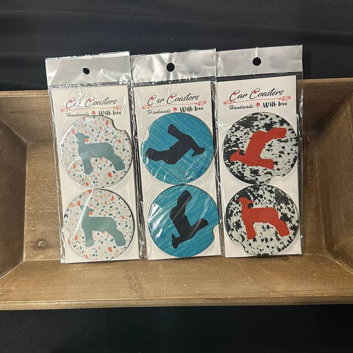 BDN Boutique - Wholesale Car Coaster - Women's - Car Coasters - Livestock Animal Car Coasters