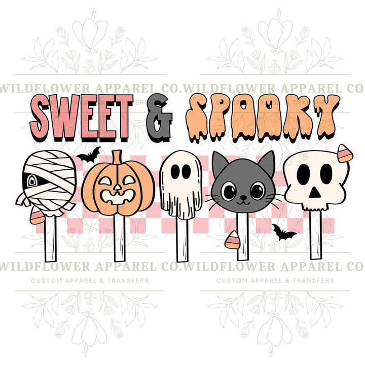 Søde og uhyggelige Suckers for engroshandel hos Wildflower Apparel Co.