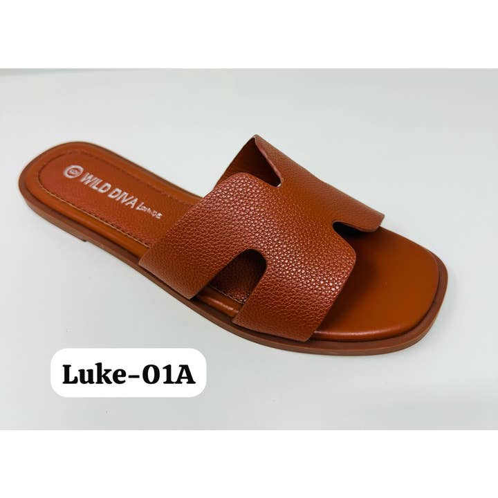 Mars Sky Shoes Wholesale - Wholesale Sandals - Women's - Wild Diva LUKE-01A Women H Band Slide Flat Sandals