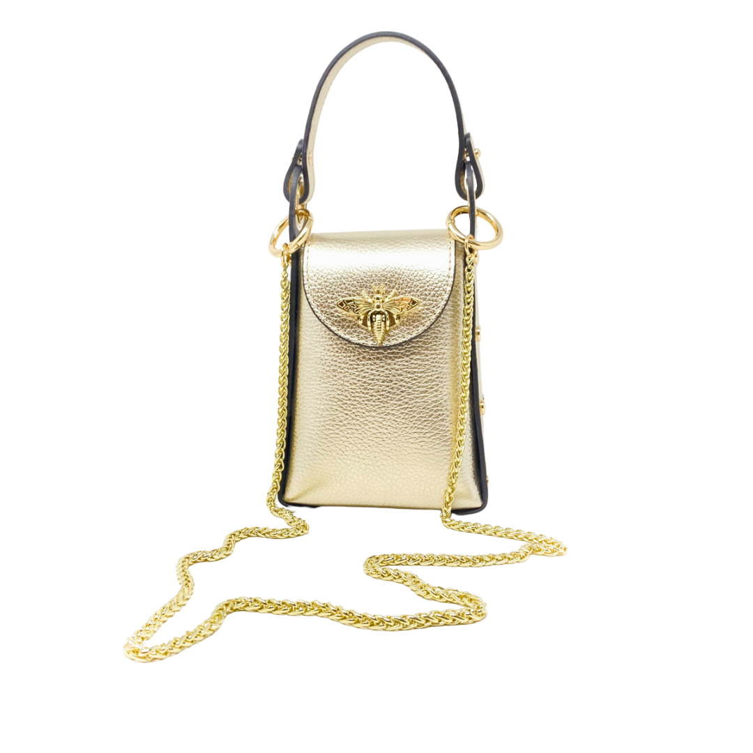 German Fuentes Handbags - Wholesale Crossbody Bag - Women's - GF1080 GENUINE ITALIAN LEATHER BUTTERFLY CLUTCH + CROSSBODY8