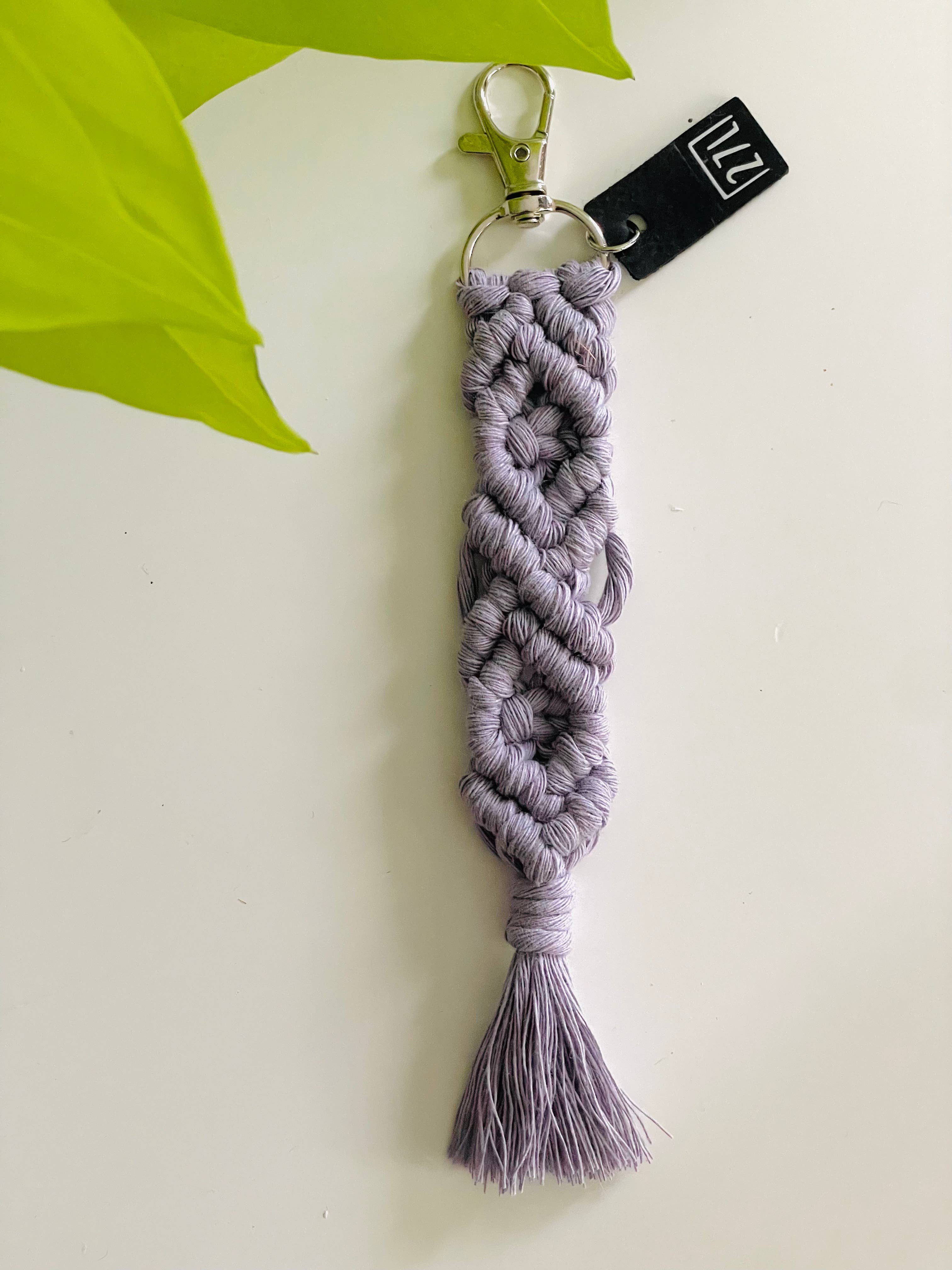 27 and Looming - Wholesale Keychain - Women's - Diamond Macrame Keychain, Boho, Bag Charm, Accessory, Woven4