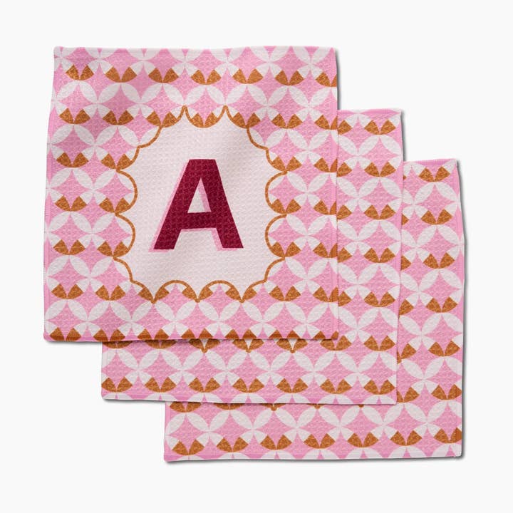 Geometry – toalha de cozinha por atacado – Azulejo com Monograma de Geometria