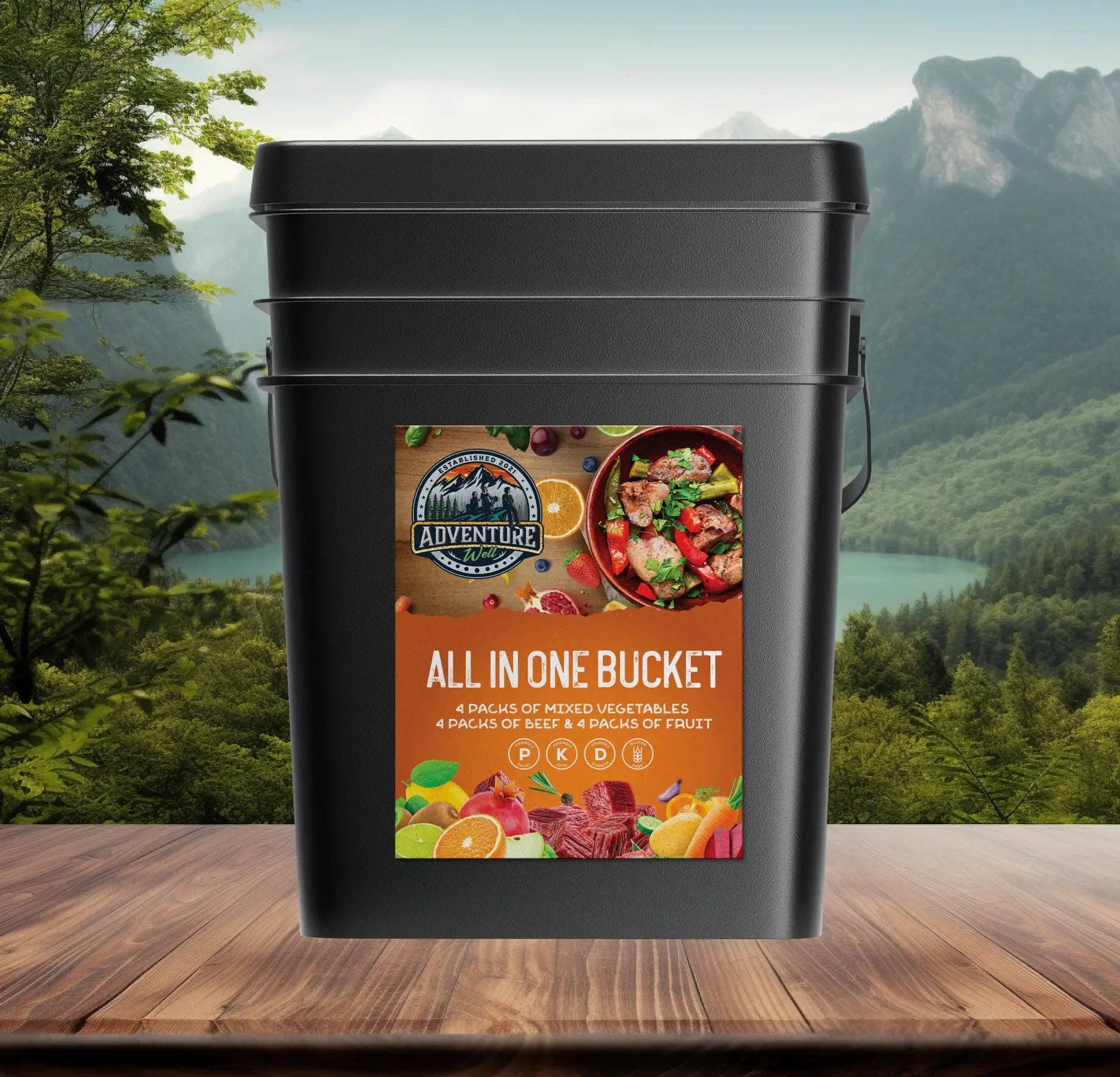 Adventure Well Outdoors - Wholesale Food Storage Container - All-in-One Bucket