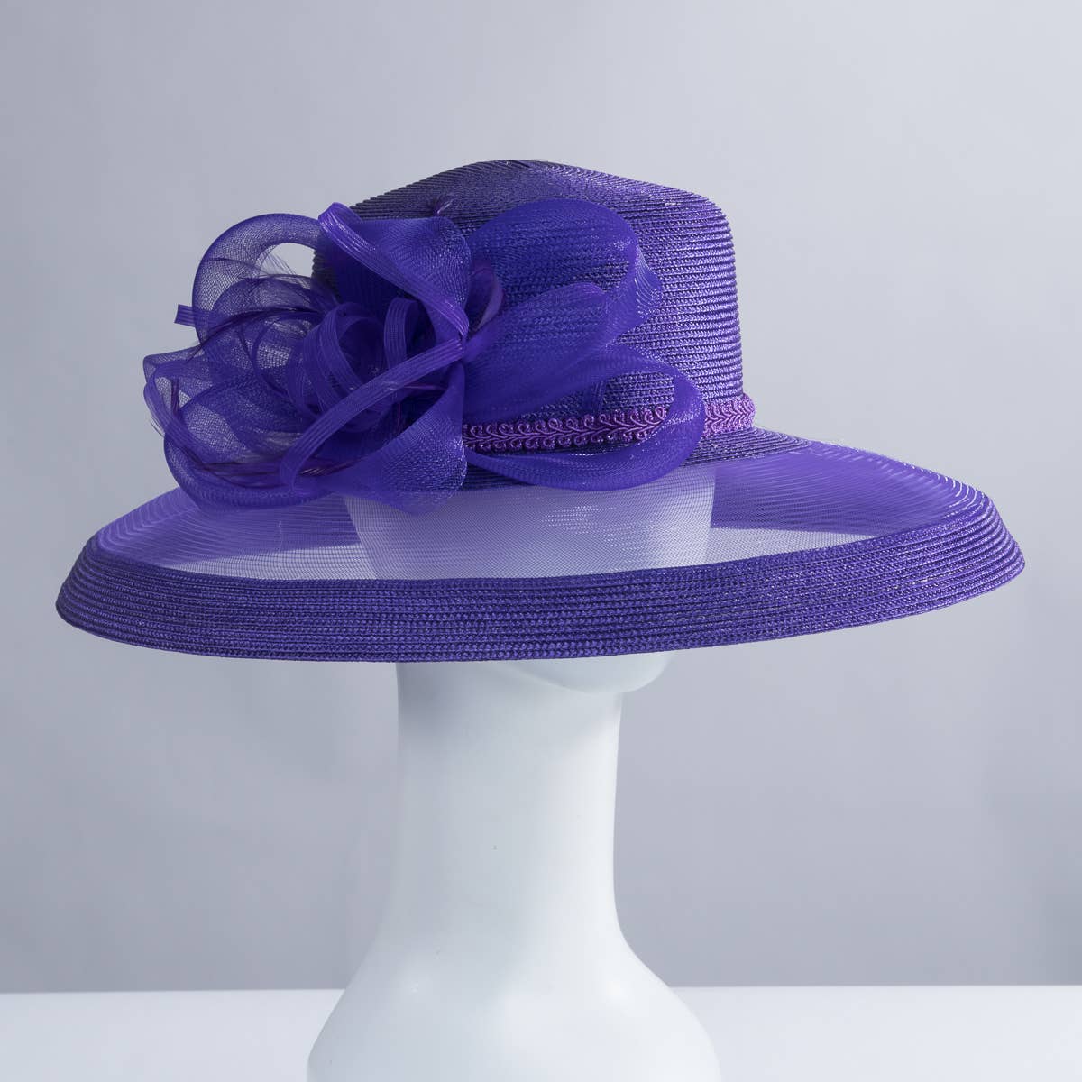 KaKyCo - Vendita all'ingrosso Cappello di paglia - Donna - Cappello di Paglia in Poliestere con Tesa in Crinolina e Fiocco a Nastro | 30188614