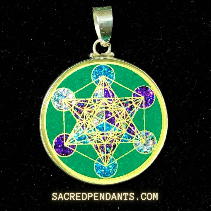 Sacred Pendants - Wholesale Individual Charm/Pendant - Metatron’s Cube -Sacred Geometry Gemstone Pendant11