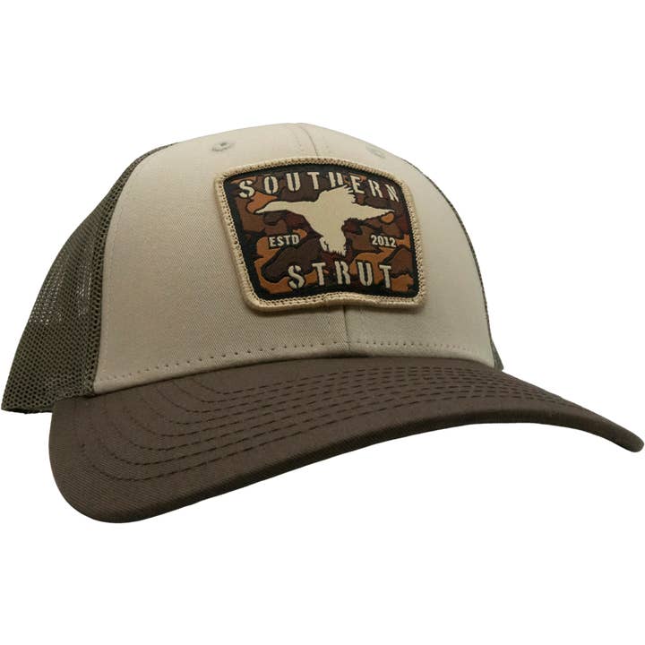 Southern Strut - Wholesale Trucker Hat - Unisex - Camo Duck Woven Patch Trucker Hat - Hand Selected $10 Hat!2