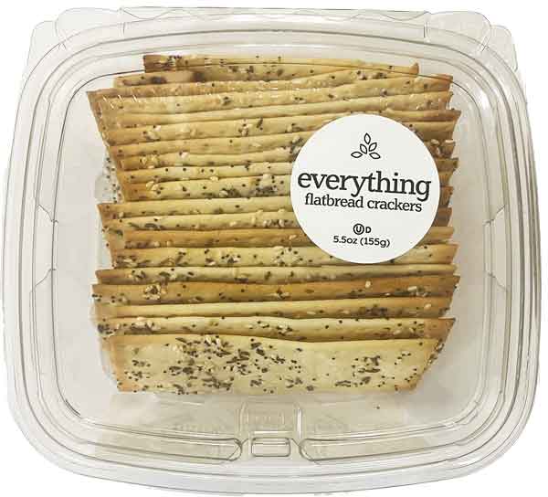Hudson Meat Company - Wholesale Crackers - CRACKER FLATBREAD EVERYTHING SEASONED