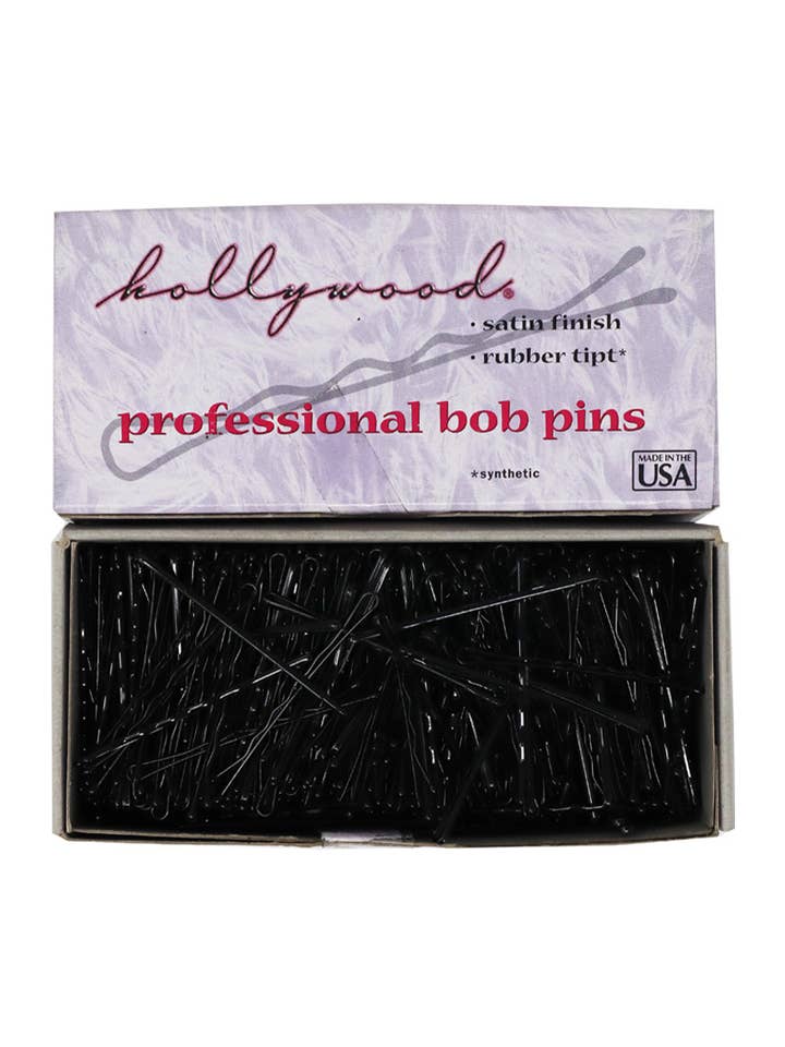 Hollywood 299CRT Pro Bob Pins Black - 3set for wholesale by PINEAPPLE Beauty