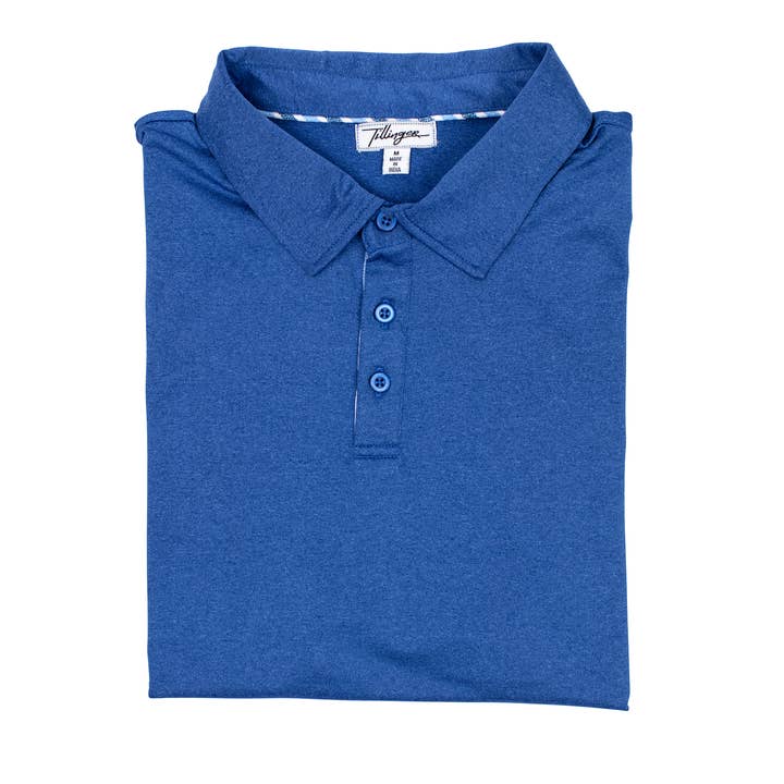 Atlantic Blue Etiquette Polo Shirt for wholesale by Tillinger