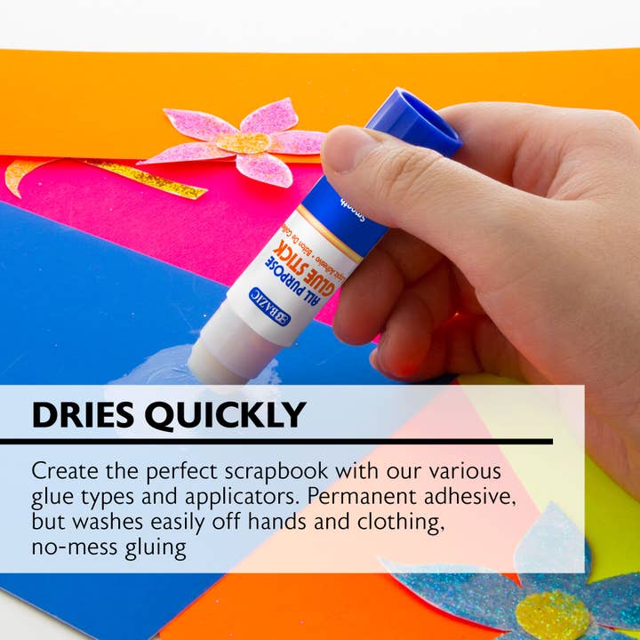 BAZIC Products - Vente Colles - Bâton de colle Premium 0,28 oz (8 g) (4/paquet)4