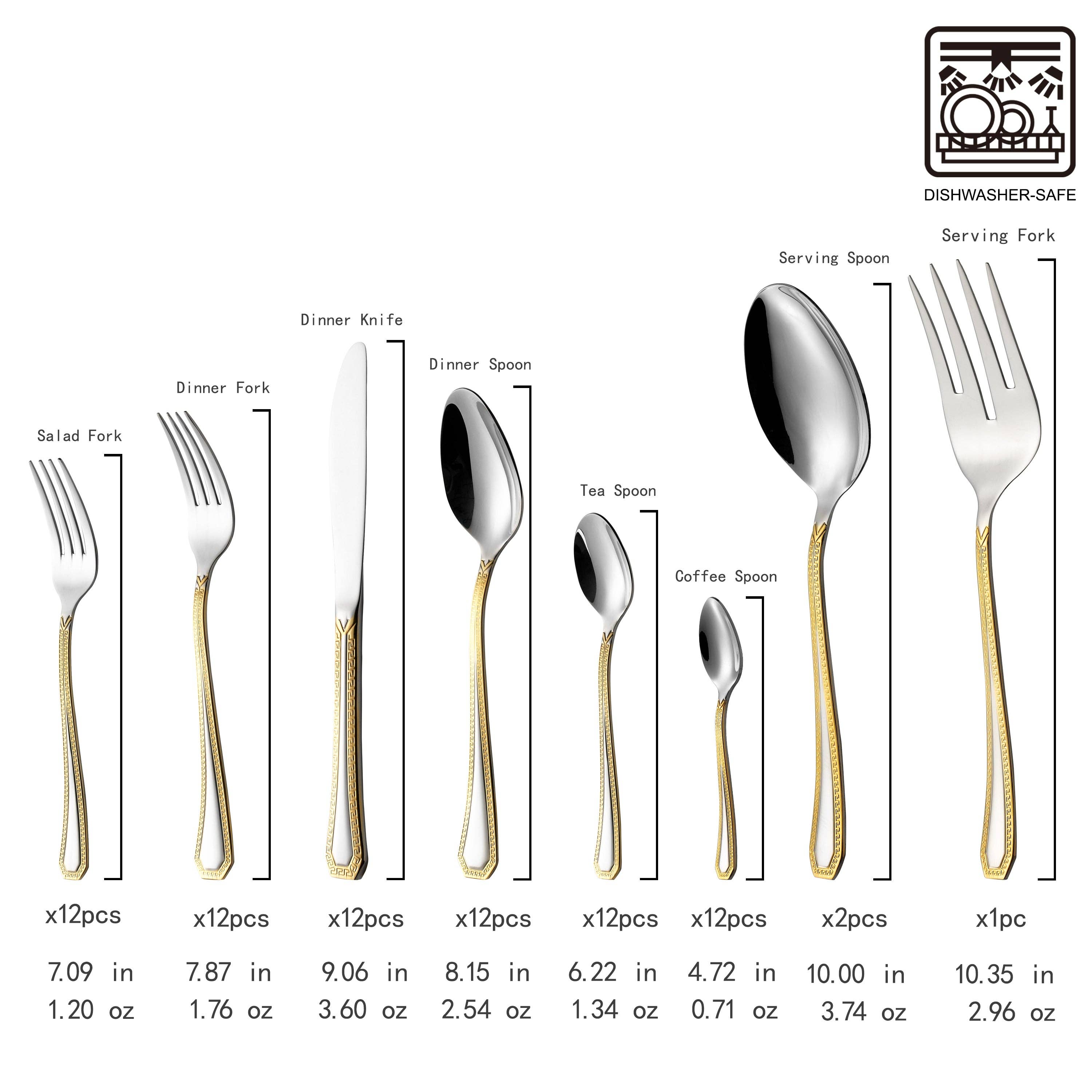 Gifts Plus – Großhandel Besteckset – 75 Stück 18/10 #730G -75 (Packung 2) (Kopie)1