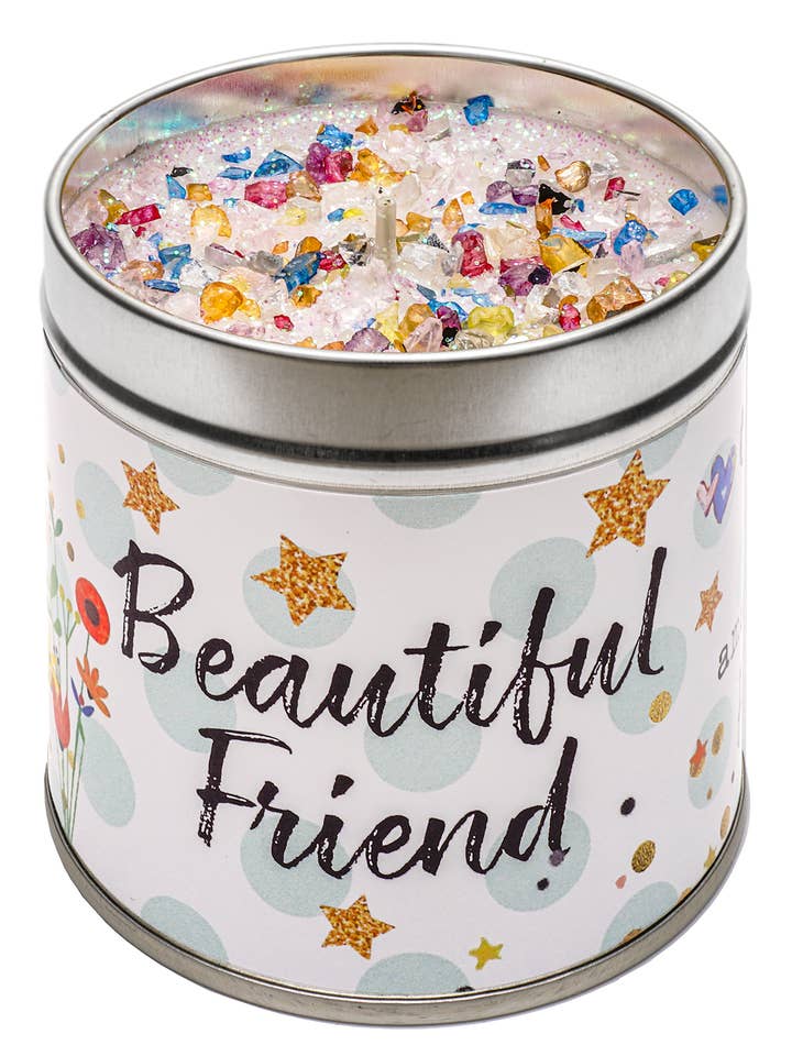 JUST BECAUSE CANDLES – BEAUTIFUL FRIEND for wholesale by Best Kept Secrets