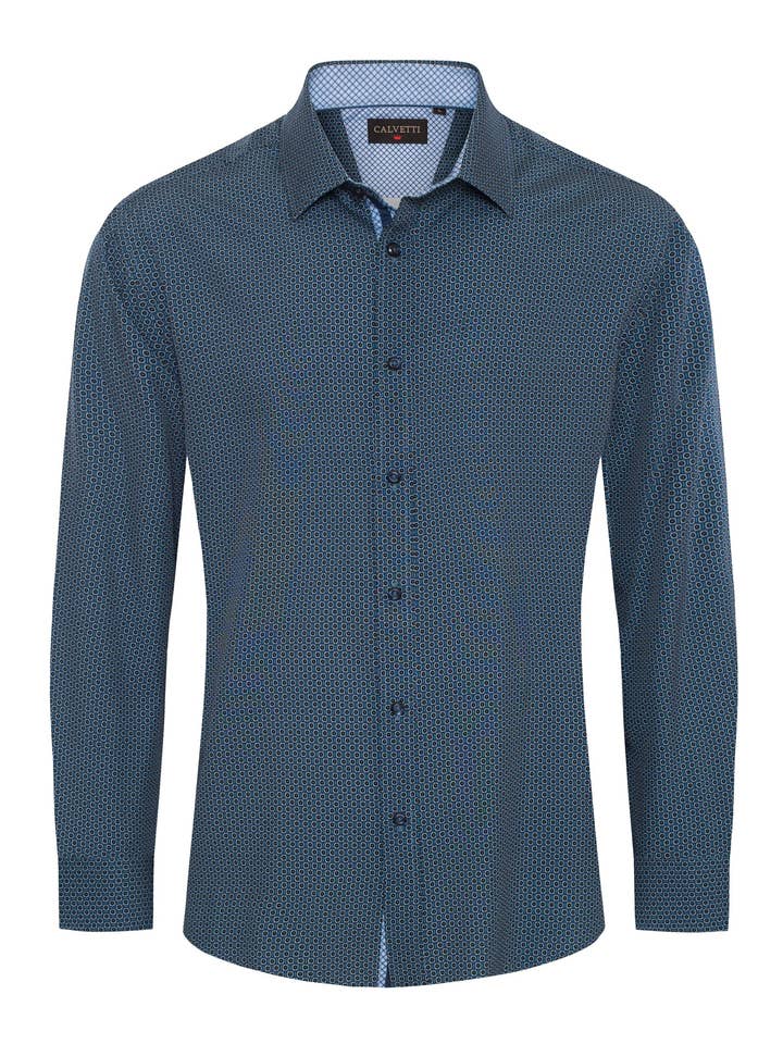 Herren Langarm Freizeit-Hemden mit Druckknöpfen HLS2004-126 für den Großhandel von Rodeo Clothing