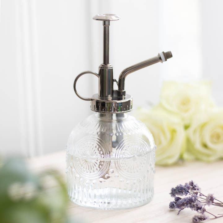 Something Different Wholesale - Wholesale Plant Mister - Small Patterned Glass Plant Mister
