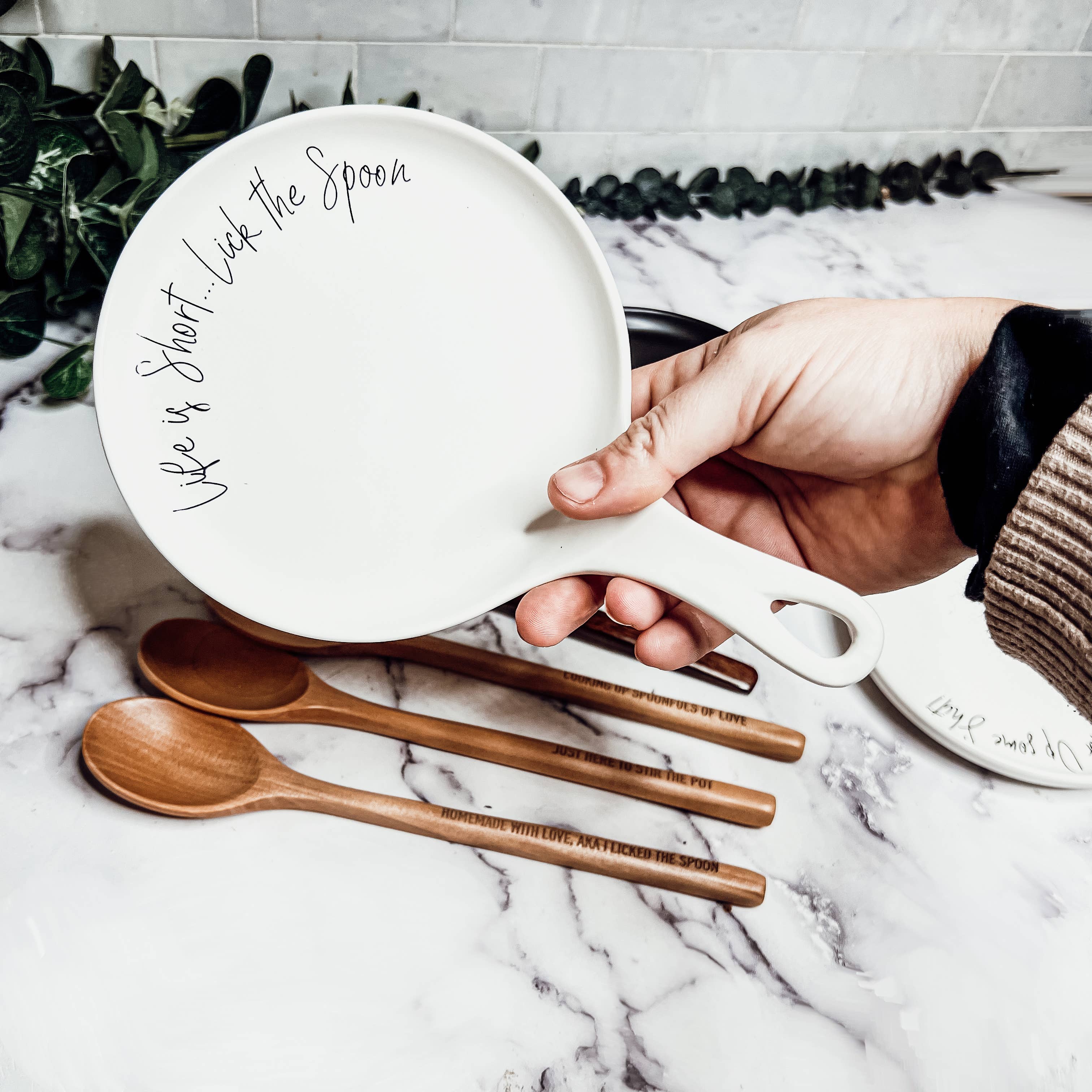 Gia Roma - Wholesale Spoon Rest - Unique Ceramic Spoon Rests & Wooden Spoon Set, Kitchen Gifts59