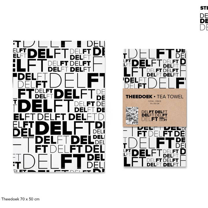 Delft tea towel for wholesale by STEDENKADO