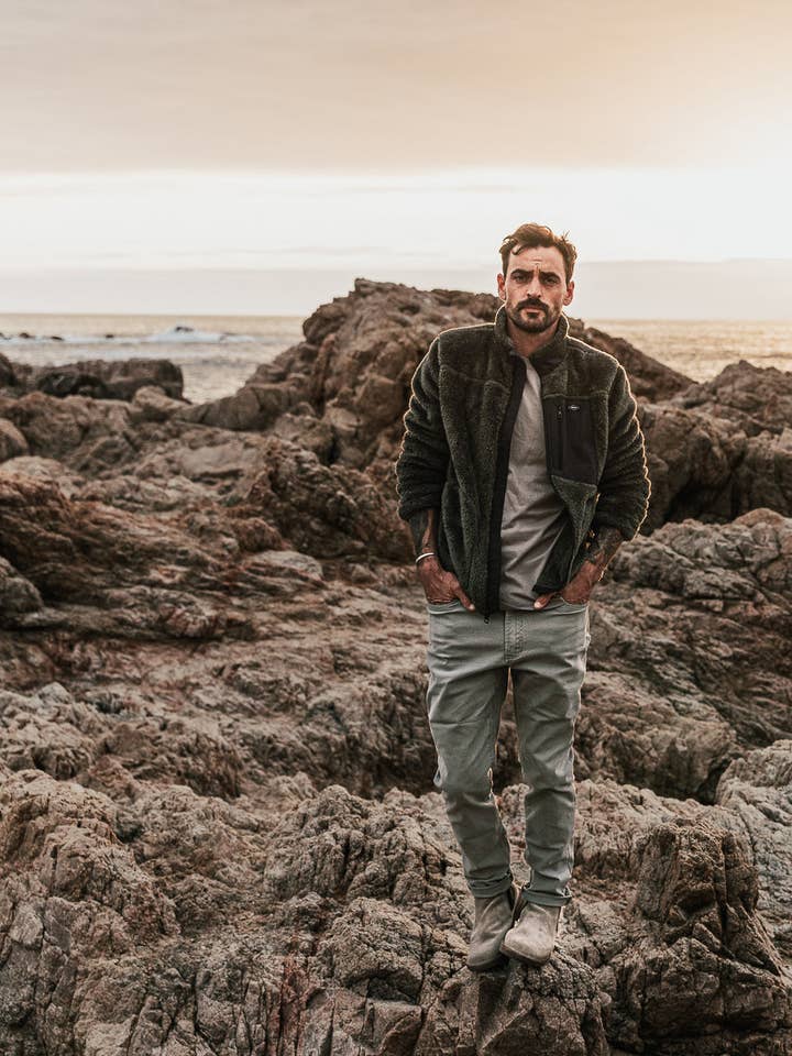 Veste polaire Ridge - Moss pour hommes pour la vente par VNTNA