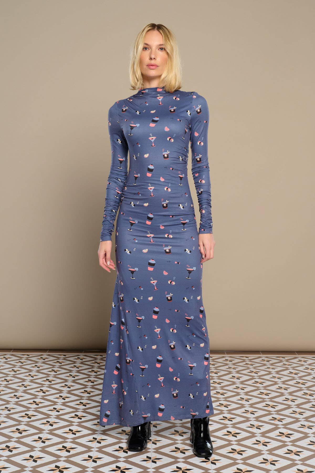 Blue VENECIA DRESS for wholesale on Faire0