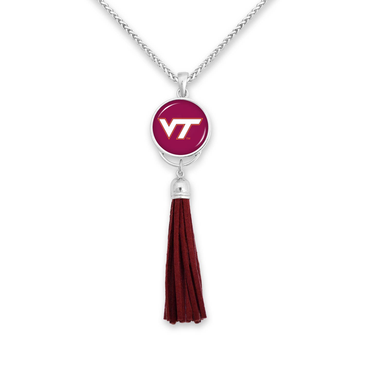 From The Heart - Wholesale Pendant/Charm Necklace - Virginia Tech Hokies Harper Necklace0