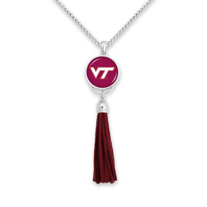 From The Heart - Wholesale Pendant/Charm Necklace - Virginia Tech Hokies Harper Necklace