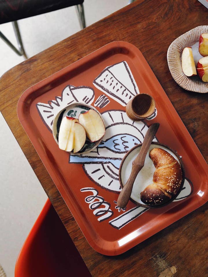 Grote dienplaat van berkenmultiplex voor wholesale door In August Company