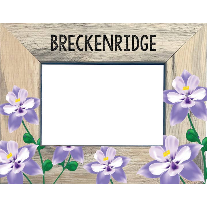 4x6 Blue Pine Picture Frame - 9 – Personalized Wooden Frame for wholesale by Winding Hills Designs